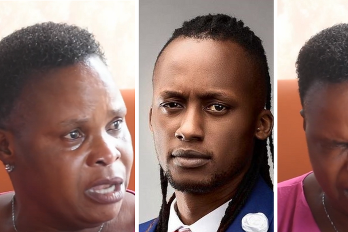 A collage of Xtian Ndela and his mother Reverend Naomi Nyongesa