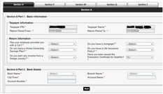 Filing returns on Itax