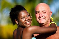 Old white man and young black girl -Getty Images/iStockphoto