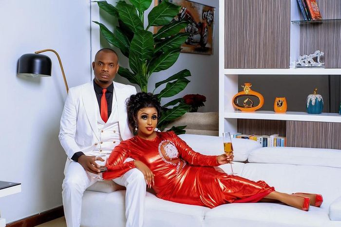 Amber Ray and fiancé Kennedy Rapudo ( Instagram)