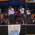 Kamusinga Principal showing off dance moves