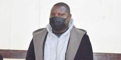 Ray Ochieng Otieno appears in court where he was charged with defrauding a senior police officer