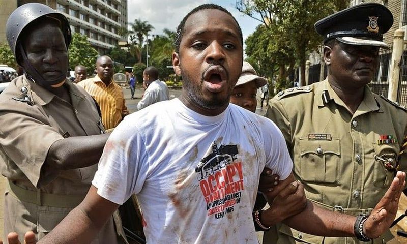 File image of activist Boniface Mwangi