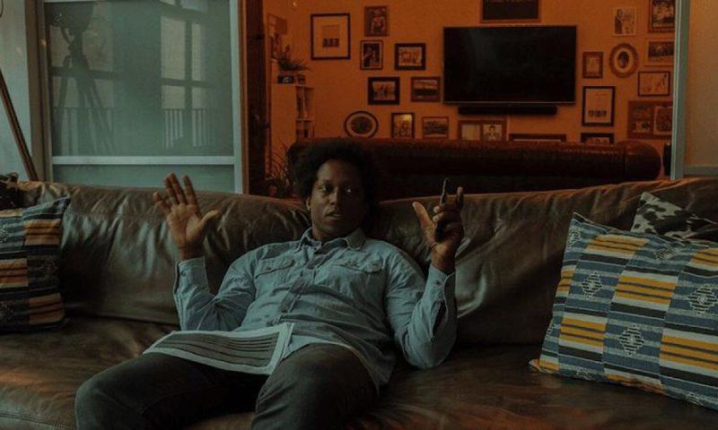 Scene from the 'Sleeping Negro'