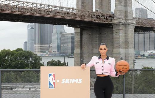 Kim Kardashian and her underwear brand SKIMS have partnered up with the NBA and the WNBA. [Instagram/ Kim Kardashian]