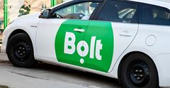 A Bolt taxi