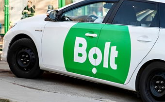 A Bolt taxi