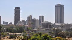 The Nairobi City skyline
