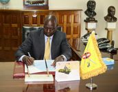 President William Ruto signing an executive order at State House on September 13, 2022
