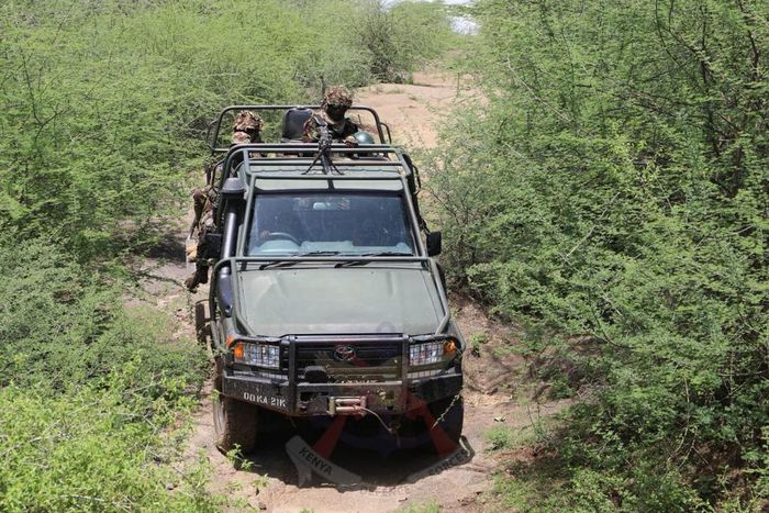 KDF in an operation in Baringo [Image: KDF Twitter]