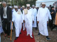 President William Ruto and Deputy President Rigathi Gachagua joined Iftar prayers at KICC, Nairobi on April 11, 2023