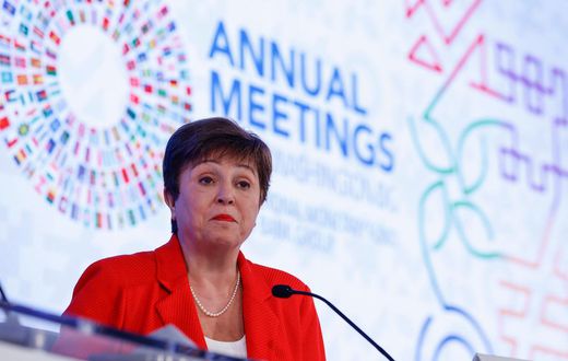 IMF Managing Director Kristalina Georgieva.Anna Moneymaker via Getty Images