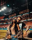 Vanessa Mdee and her fiance Rotimi pose for a photo