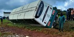 Moi University bus involved in accident along Naivasha-Nairobi Highway