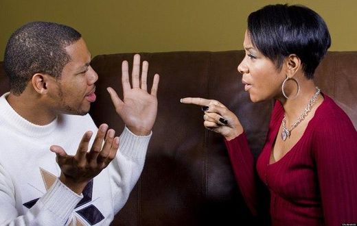 Arguing couple