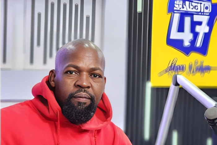 Alex Mwakideu at Radio47 on Saturday, August 19