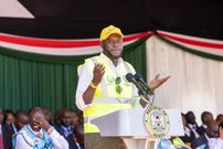 Nairobi Governor Johnson Sakaja during the commissioning of kits for community health promoters on September 25, 2023