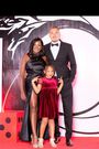 A screenshot image of Vanessa Kiuna, her hubby Robert Kovac and their daughter