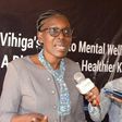Linet Indiazi, a psychologist in Vihiga speaking during the launch of White Coat in Gambogi