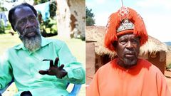 From left: Nabii Yohana & the late Jehova Wanyonyi of Luhya nation