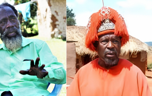 From left: Nabii Yohana & the late Jehova Wanyonyi of Luhya nation