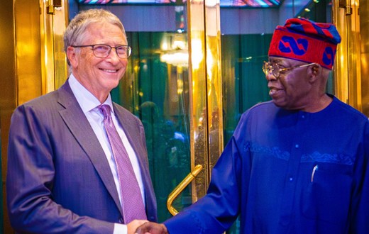 Bill Gates and President Bola Ahmed Tinubu. [TheNation]