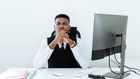 A man sitting behind a desk [Image: Thirdman]