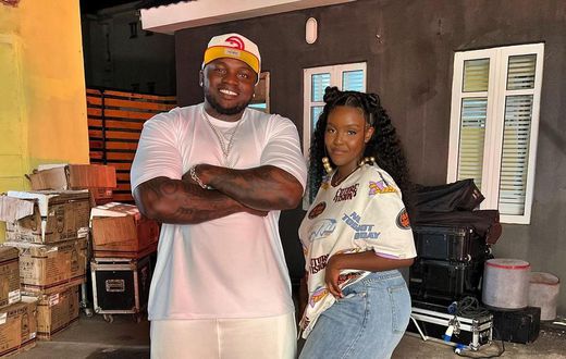 Rapper Khaligraph Jones and singer Nikita Kering