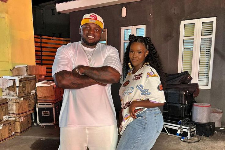 Rapper Khaligraph Jones and singer Nikita Kering