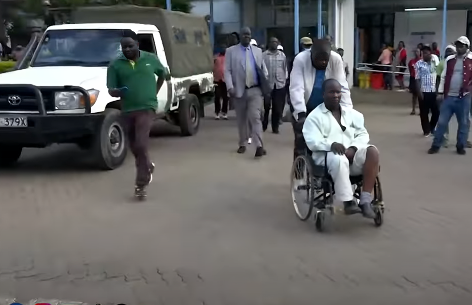 Chaos erupt at Mama Lucy Hospital as DCI arrests gunshot victim before treatment
