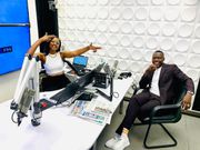 Kwambox (left) and Oga Obinna