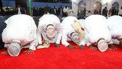 President William Ruto and Deputy President Rigathi Gachagua joined Iftar prayers at KICC, Nairobi on April 11, 2023