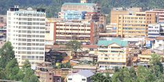 A wide view of Kisii Town