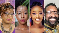 A collage of Ciru Muriuki, Lynne Njihia, Natalie Tewa and Charles Ouda