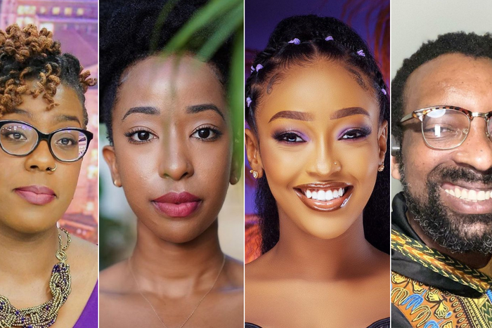 A collage of Ciru Muriuki, Lynne Njihia, Natalie Tewa and Charles Ouda