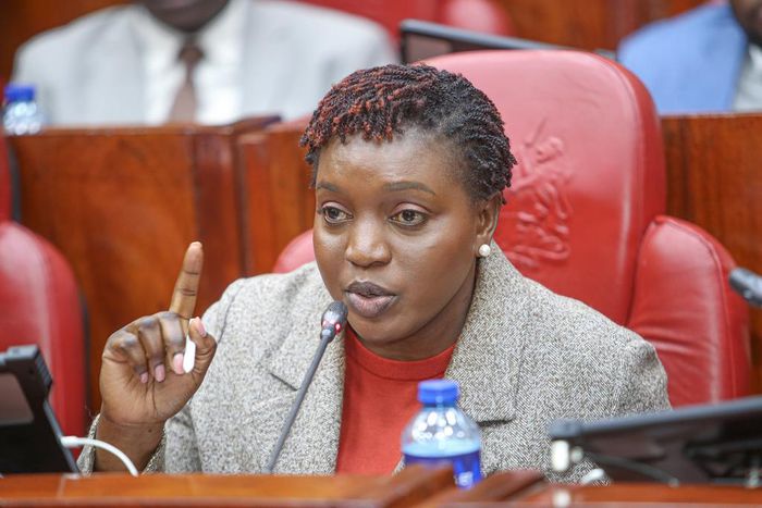 Health CS Susan Nakhumicha in Parliament
