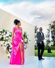 Eddie Butita and Sadia at Akothee's wedding