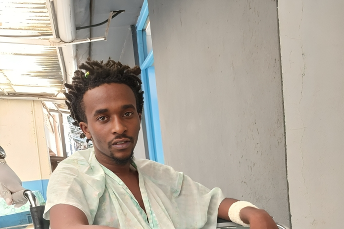 Peter Miracle Baby in hospital