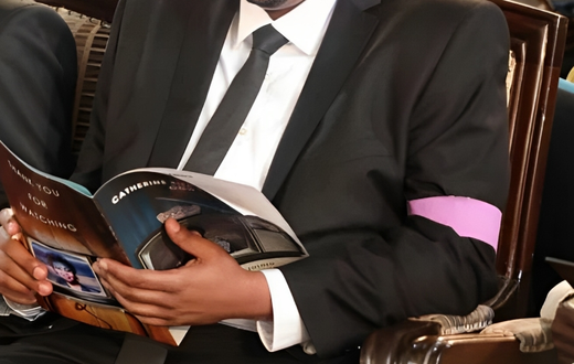 The late Catherine Kasavuli's son Martin Kasavuli