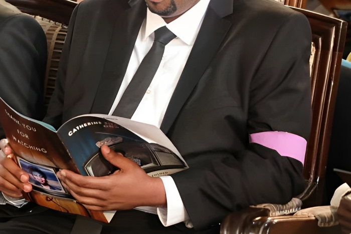 The late Catherine Kasavuli's son Martin Kasavuli