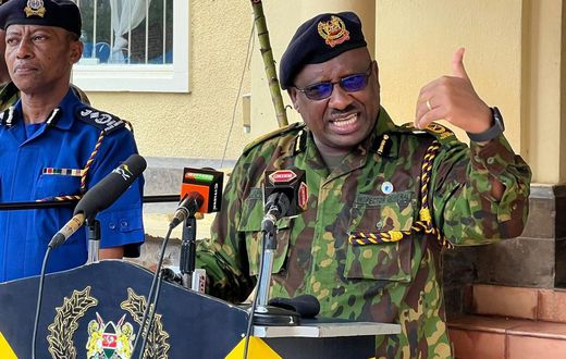Inspector General of Police Japhet Koome