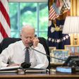 U.S. President Joe Biden in his office at the White House