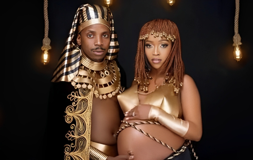 Eric Omondi and his fiancée Lynne