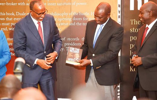 President William Ruto at the launch of Defence CS Aden Duale's book For The Record in Nairobi on May 11, 2023