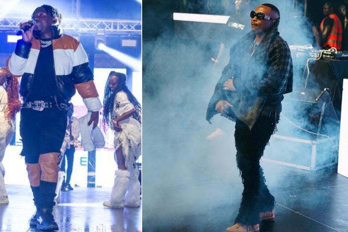 From left: Rayvanny and Otile Brown