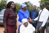 Freedom Fighter Dedan Kimathi’s widow, Mukami Kimathi with President William Ruto