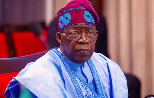 Nigerian president Bola Tinubu