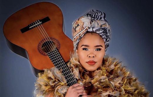 The late South African Musician Bulelwa Mkutukana 'Zahara'