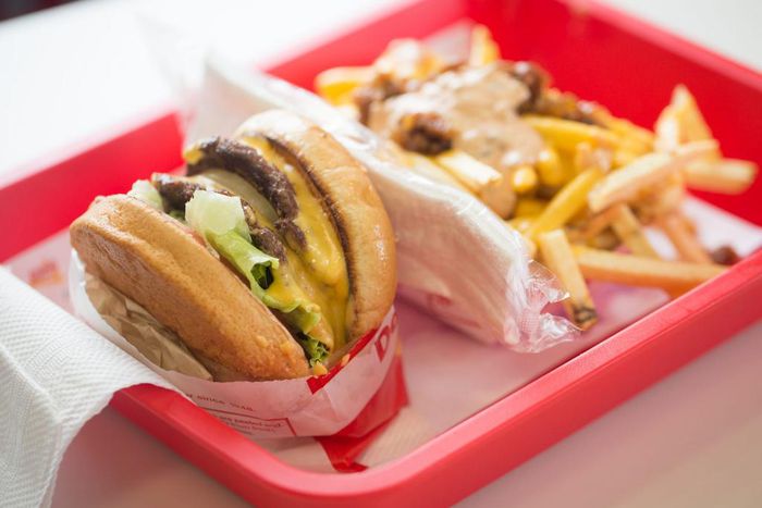 Chow down on a burger and fries from In-N-Out Burger, a West Coast classic and celebrity-favorite fast-food joint.