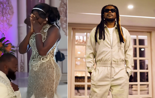Nyashinski reacts to viral wedding